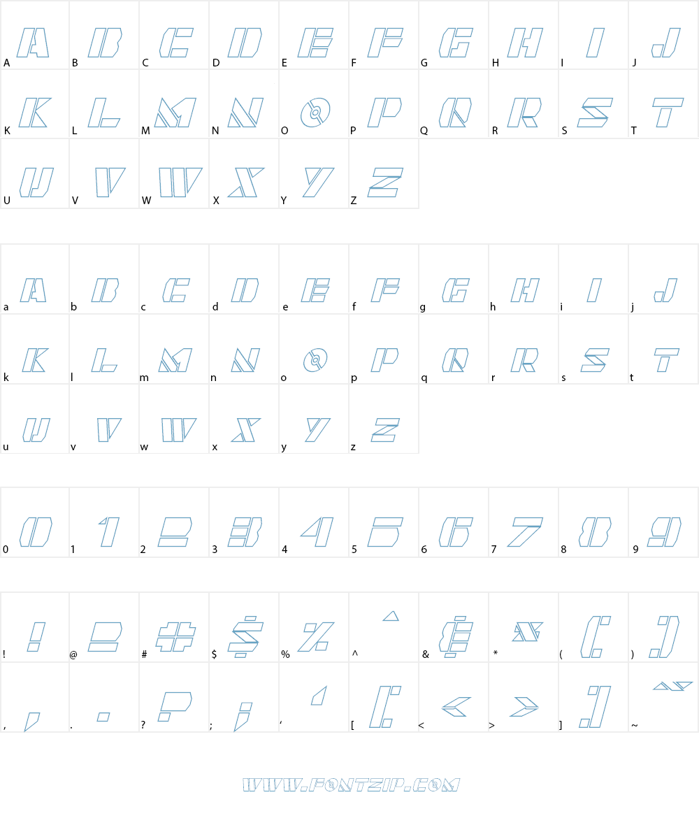 Quintanar Font Character